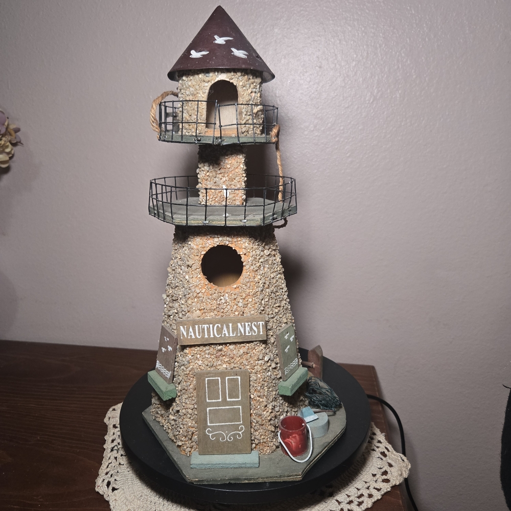 "Nautical Nest" Lighthouse Decor